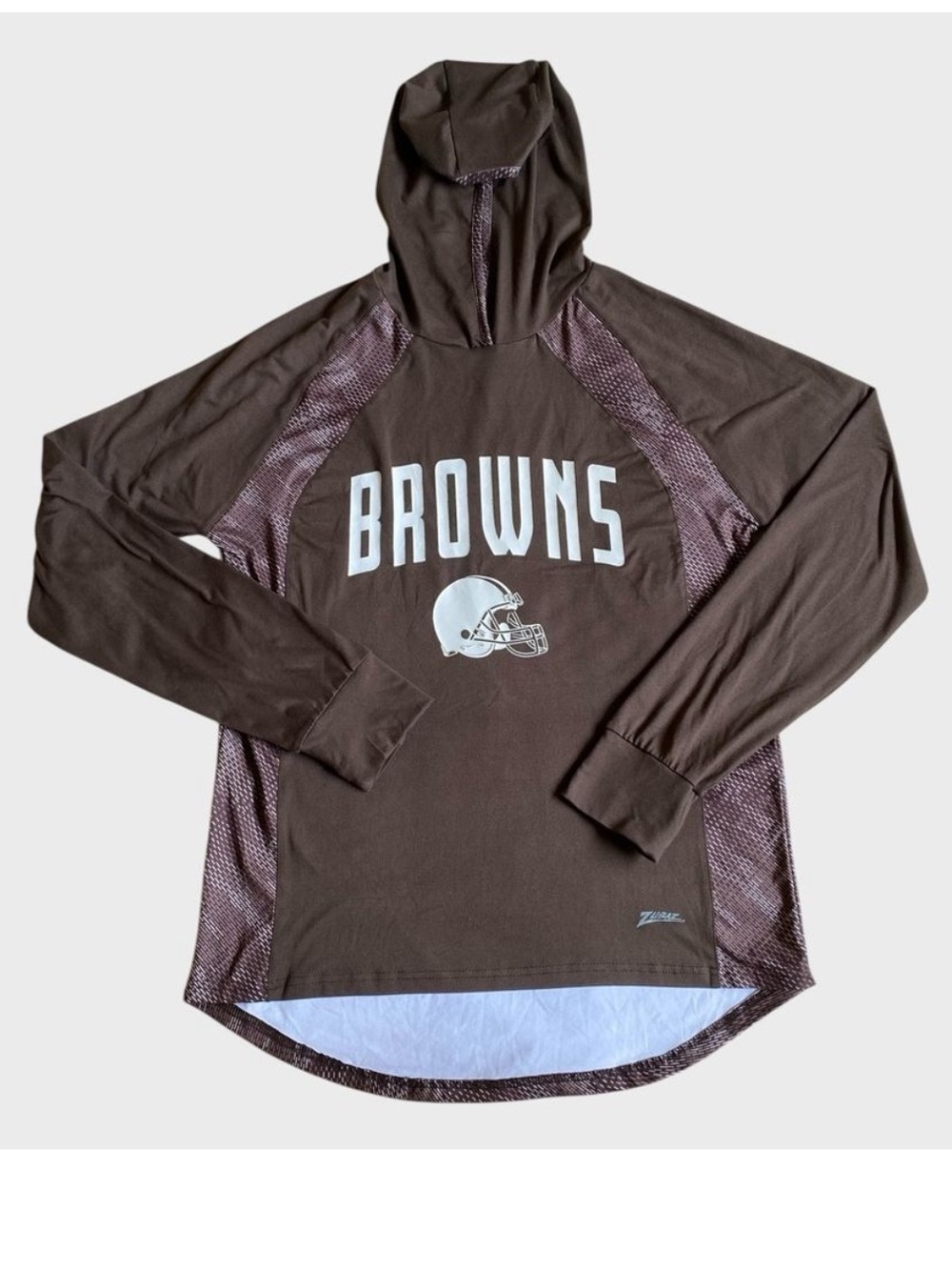 Cleveland Browns Women's Hoodie w/ Tonal Viper Print Size M NFL Team Apparel